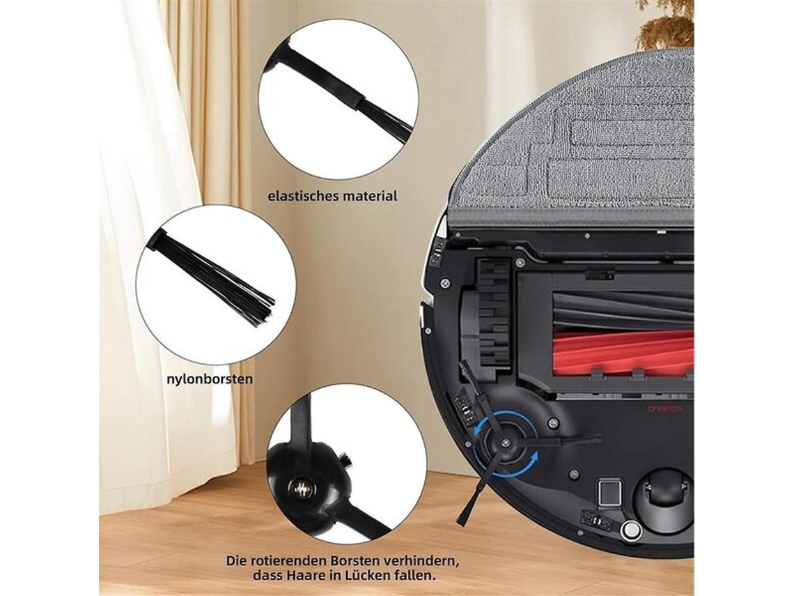 Lurelia Kit De Manutenção Para S8 3l, Com Filtros Hepa, Escova Principal, Escovas Laterais, Panos De Mop