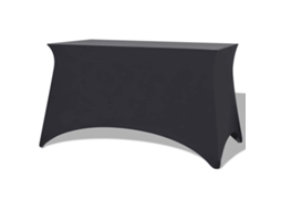 Vidaxl Capa Extensível Para Mesa 2 Pcs 243x76x74 Cm Antracite