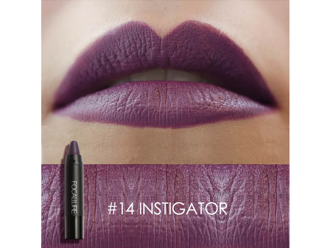 Lápiz Labial Mate Impermeable Focallure De Larga Duración Hidratante Suave Brillo De Labios Maquillaje 14