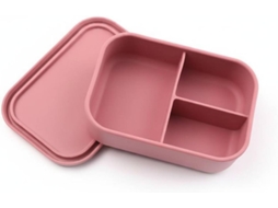 Recipiente Micro Ondas Com Compartimentos, Feito De Silicone Flexível Qualidade Alimentar, Ideal Uso Diário