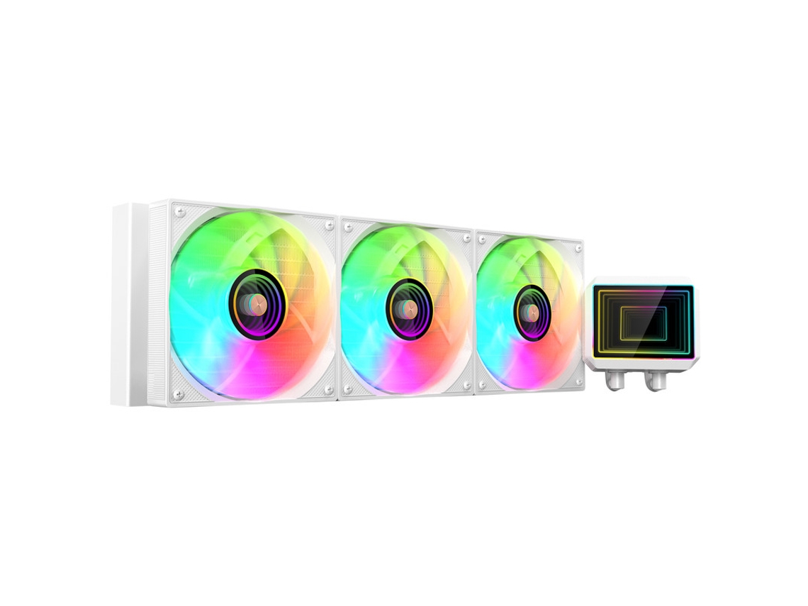 Refrigeração Líquida Mars Gaming Ml Two360 Aio 600w Tdp 3x Ventiladores Argb Bomba 4ª Gen Branco