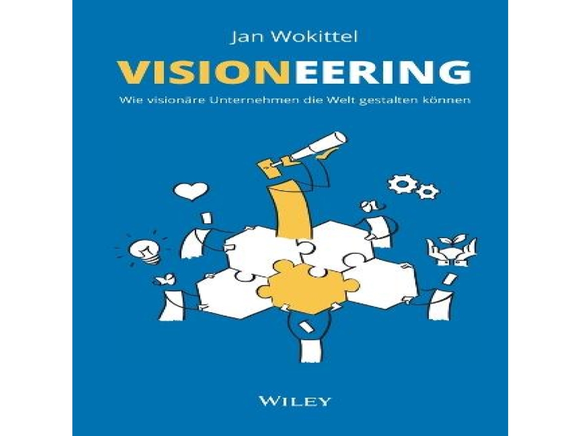 Livro Visioneering de Jan Wokittel (Alemão)