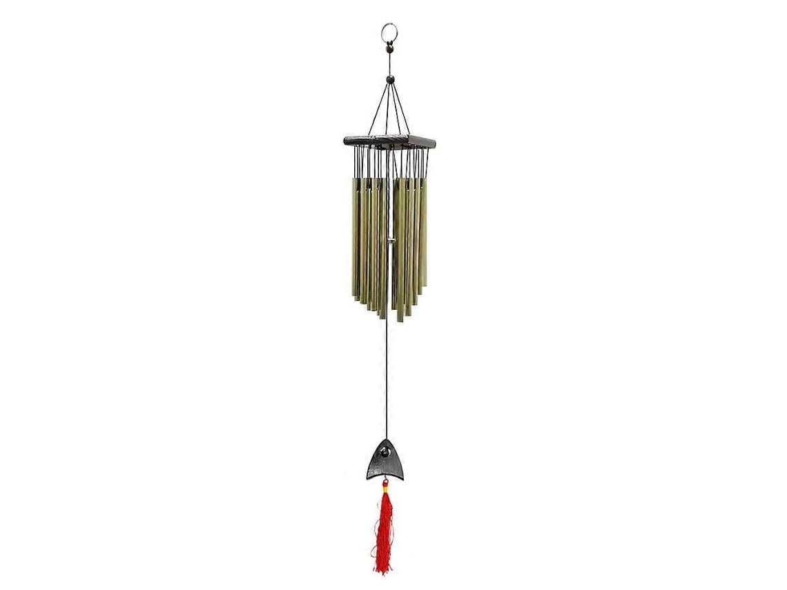 Rebe campana de Viento Con 16 Tubos de Metal Amazing Grace para Exteriores Y Interiores