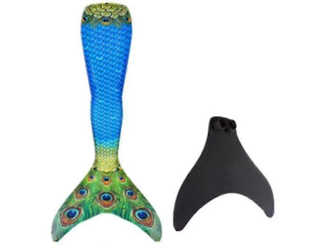 Cola De Sirena Adulta Reforzada Para Natación Con Aletas Monofin Azul Oscuro - Suzukam M Azul Escuro