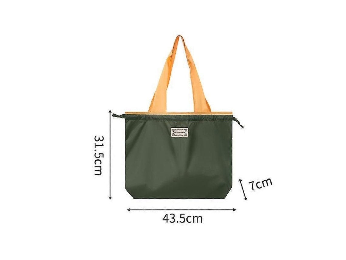 Sacola De Compras Dobrável E Impermeável, Com Grande Capacidade E Resistente Ao Desgaste, Pode Ser Carregada No Ombro Ou Na Mão, Ideal Para Viagens.