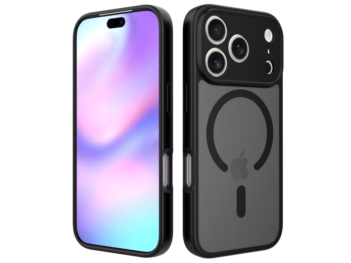 Capa De Celular Fosca, Magnética E Com Toque Aveludado, Resistente A Quedas.preto Com Pequenos Furos - Iphone 14 Plus
