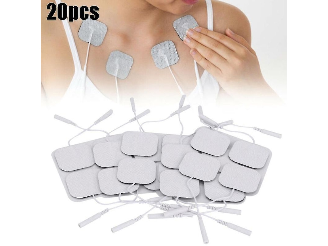 Pads De Eletrodo De Reposição Reutilizáveis Autoadesivos Para Massagem E Fisioterapia