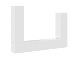 Conjunto de TV de 4 Peças Madeira Processada Branco MAISON EXCLUSIVE