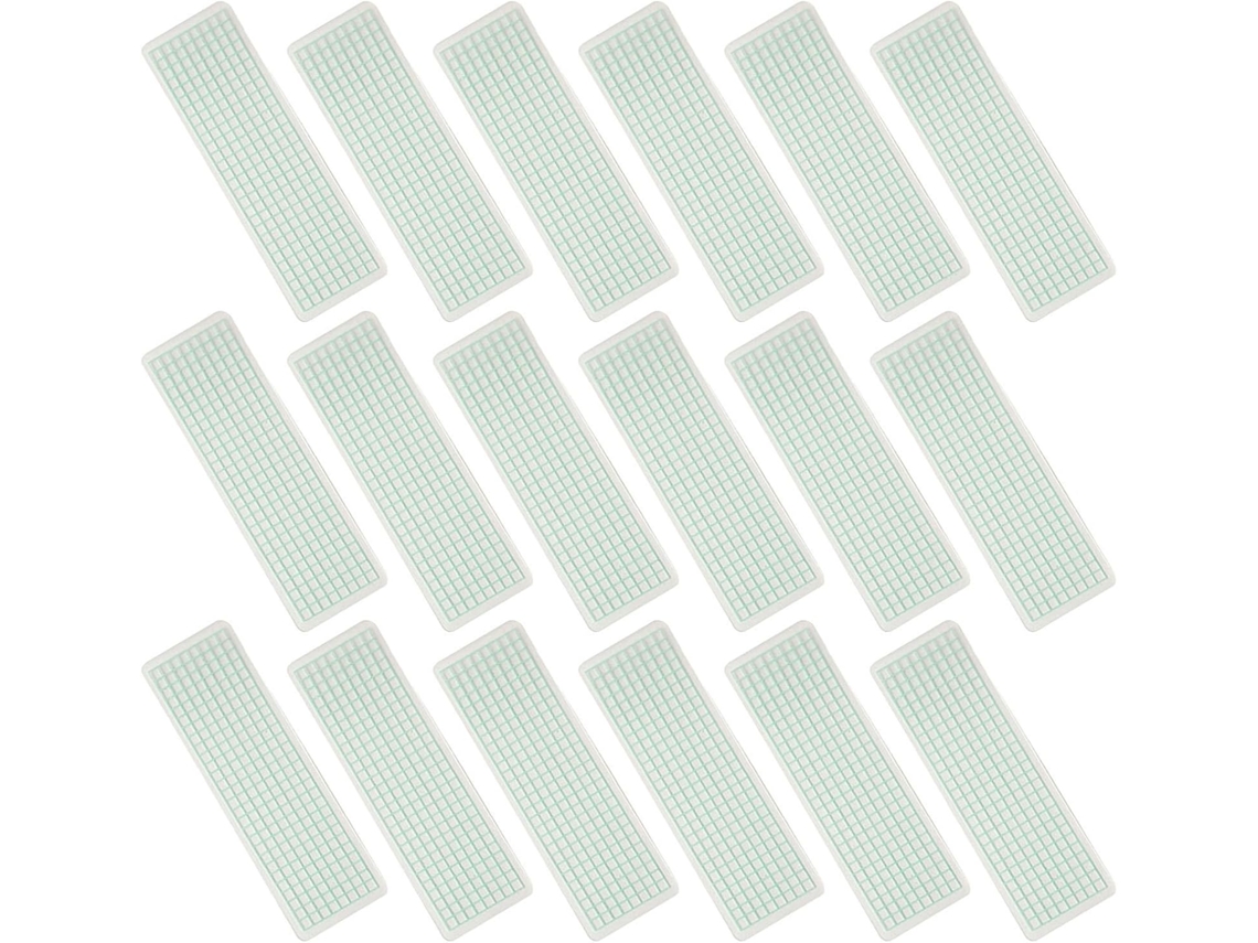 Conjunto de 60 dispensadores portáteis de adesivos washi em plástico, com estampa verde Xadrez, para artesanato e decoração.
