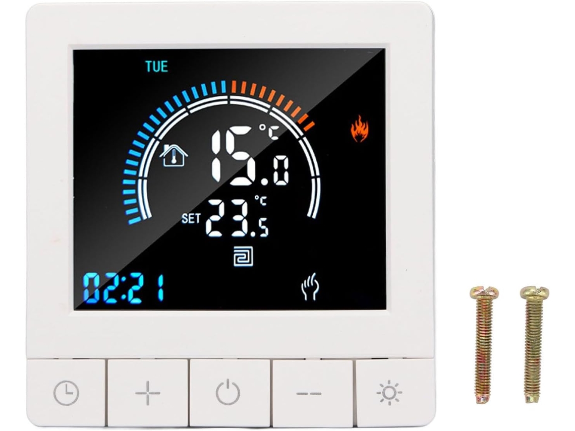 Painel Lcd Programável Com Termostato Inteligente. Controle Preciso