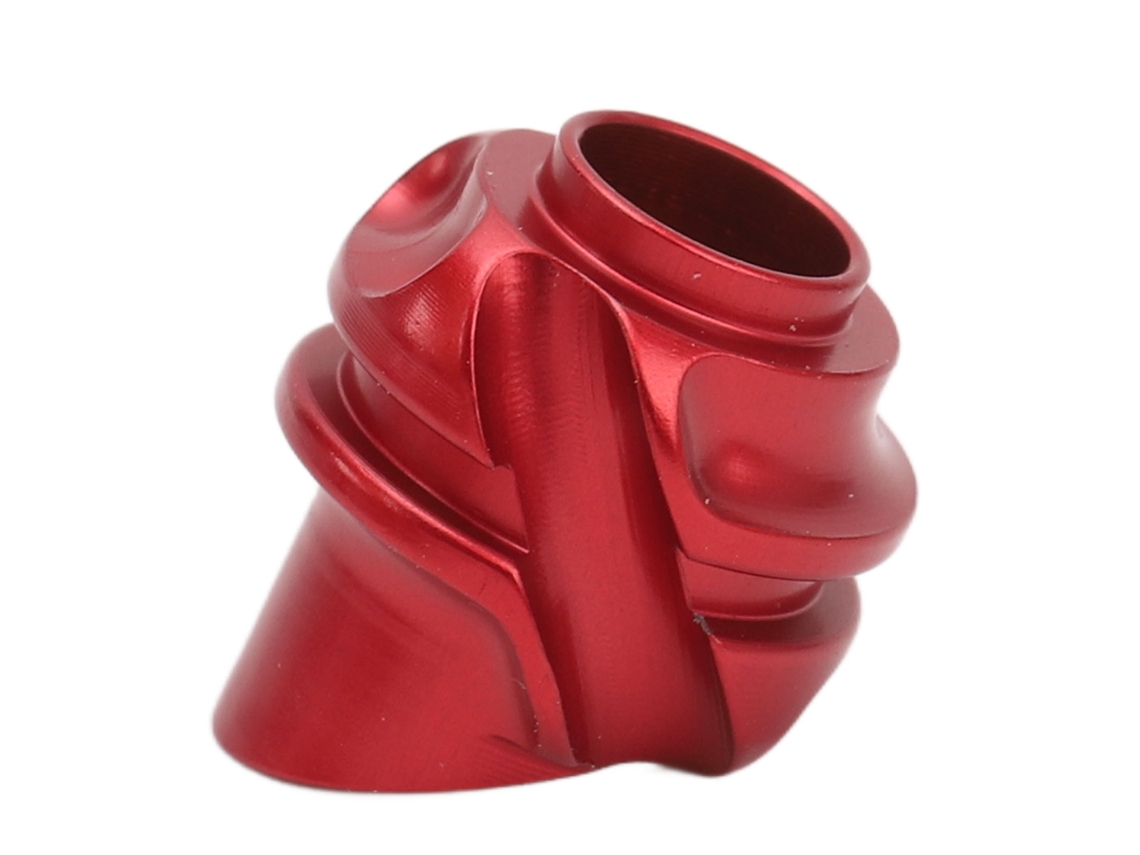 Mirilla com Capuz para Arcos Compostos 45 Graus, Alumínio, Vermelho | S/MARCA