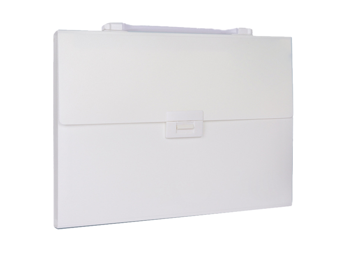 Pasta expansível com bolsos, 4 bolsos/tamanho carta, organizador de documentos portátil Slowmoose