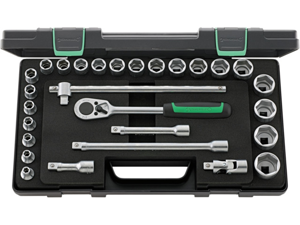 Conjunto completo de chaves de soquete 45323 52/22/6 Kn STAHLWILLE