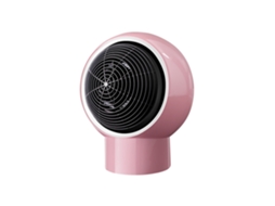 Mini Aquecedor de Ventoinha Econômico Design Circular Elegante Rosa AURUM