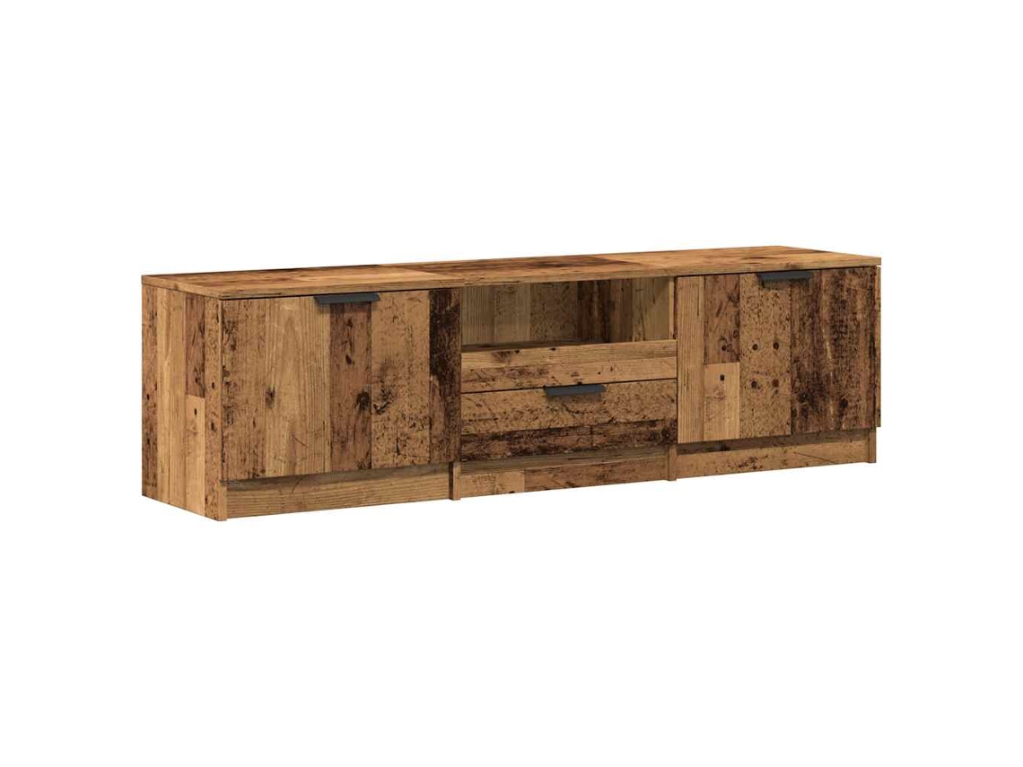 Tv Cabinet, Tv Cabinets Vidaxl Marrom Madeira Processada (n/a)