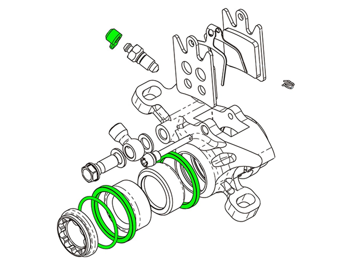Travões HOPE Caliper seal kit v2