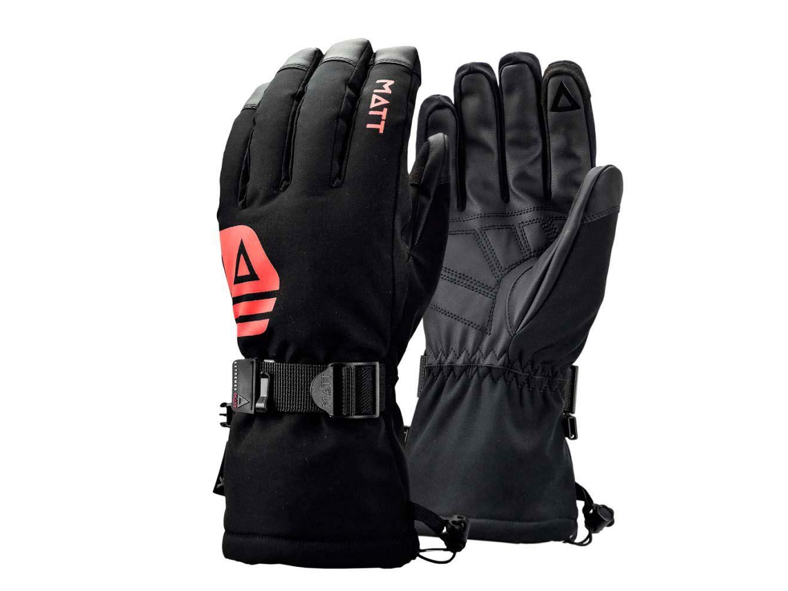 Luvas para Homem MATT Derek Tootex Júnior Preto para Esqui (8 anos)