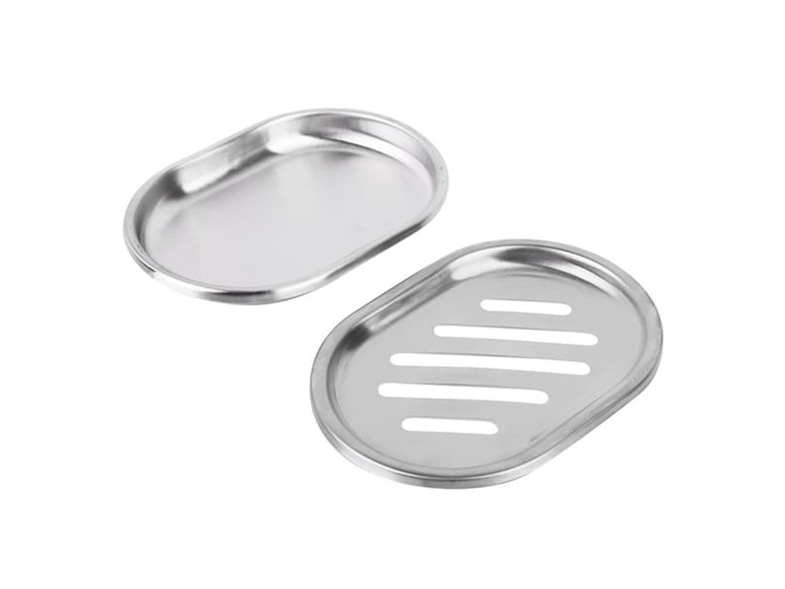 Saboneteira De Aço Inoxidável, Com Drenagem, Recipiente