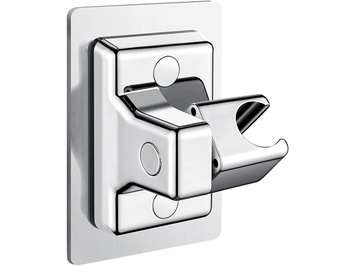 Lurelia Suporte Adesivo Para Chuveiro Abs Rotação 360º Ajustável Universal Sem Furação Ref 233