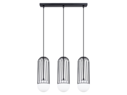 Luminárias Pendentes Brina de Aço Preto 115X54X12Cm SOLLUX LIGHTING