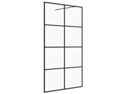 Shower Wall, Shower Walls Vidaxl Preto Vidro (90 X 195 Cm)