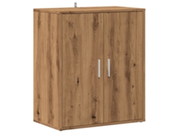 Shoe Cabinet, Shoe Cabinets Vidaxl Marrom Madeira Processada (60 X 35 X 70 Cm)