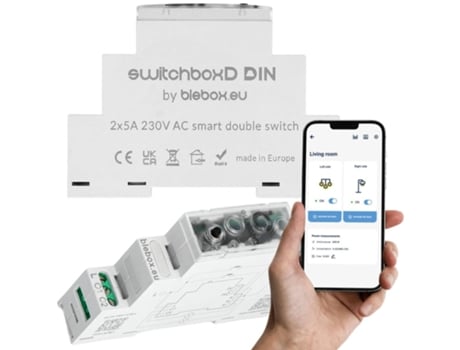 Switchboxd Din For Din Rail Mounting Blebox