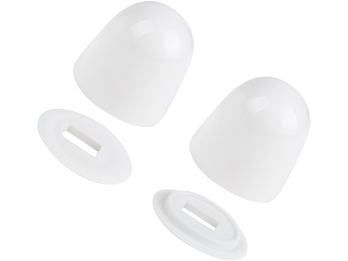 Tampas Vaso Sanitário Sewacc, Protetores De Fuso Vaso Sanitário Em Abs, Encaixe Universal, Ocultam Os Fixadores