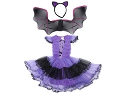 Fantasia De Halloween Para Crianças Da Laxiscreed Com Material Decorativo E Moinho De Fantasma