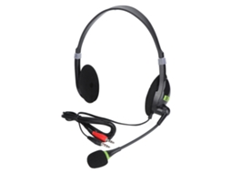 Fone De Ouvido Com Fio Sy440mv 3.5mm/usb Para Atendimento Ao Cliente Com Microfone Anti-ruído