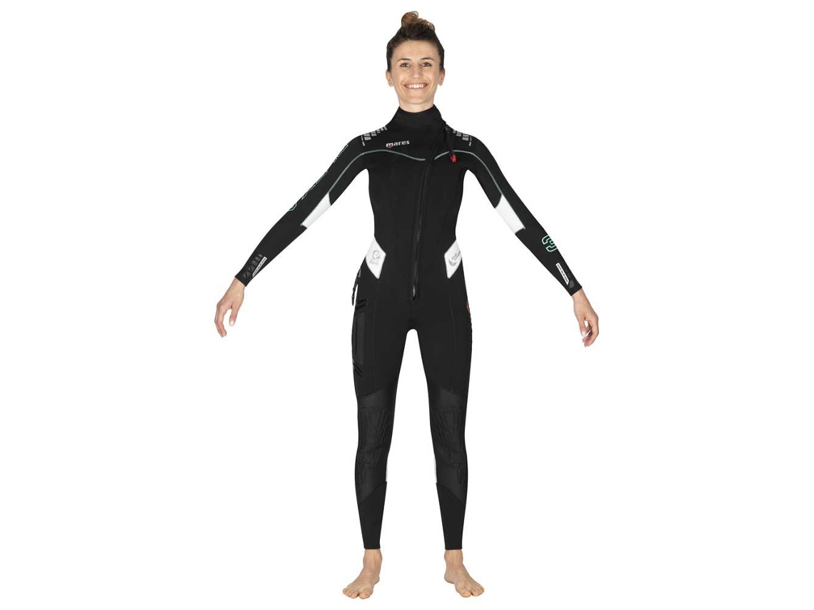 Mulher Flexa She Dives 3/2 Mm Neoprene Terno Preto S5Mares