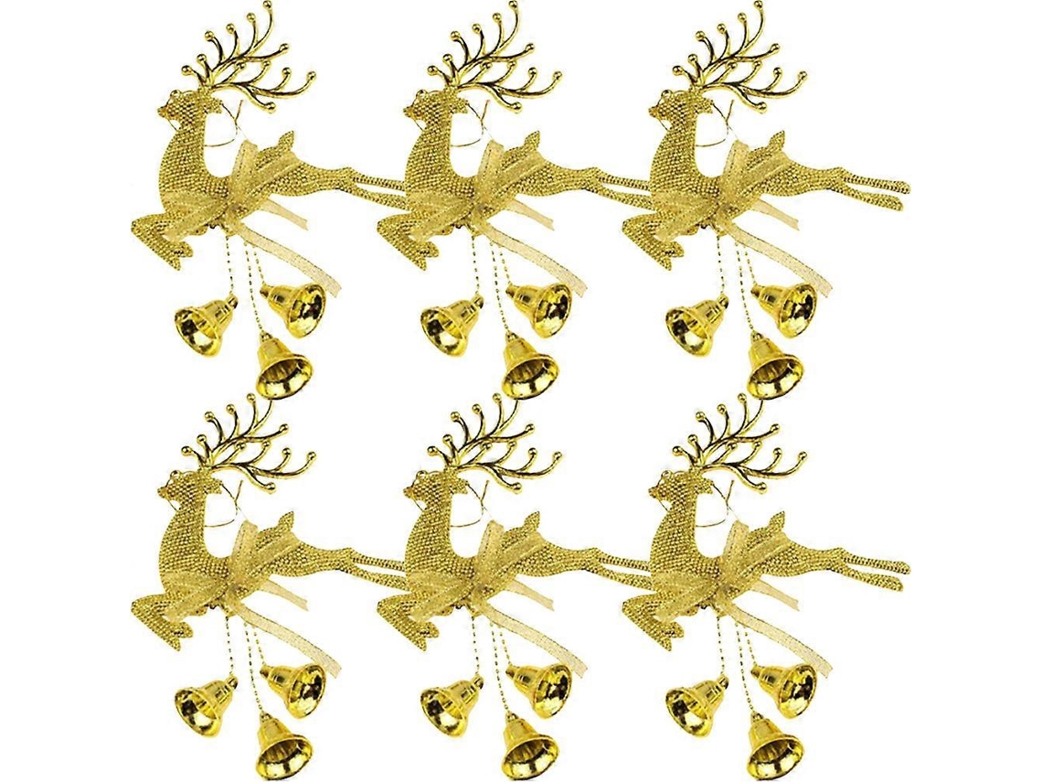Enfeites De Árvore De Natal Pendurados Em Formato De Rena. Olysi Shop