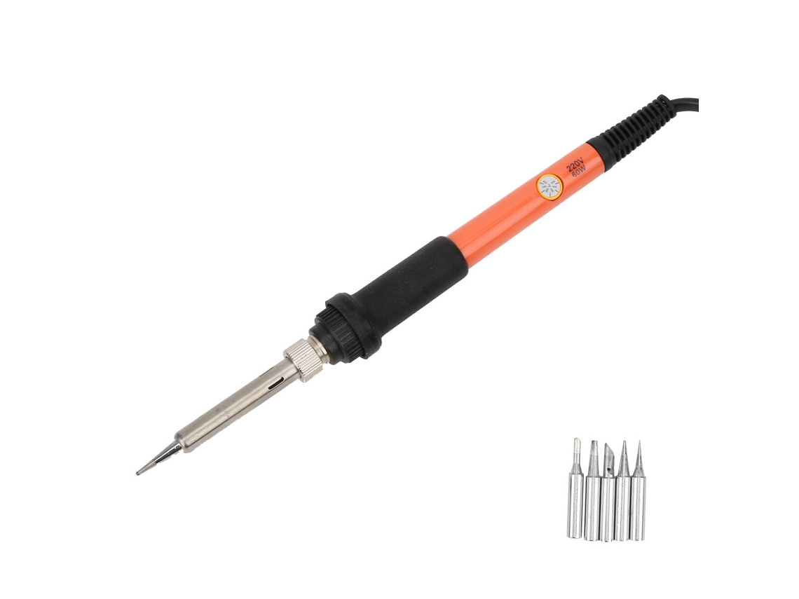 Conjunto De Ferro De Soldar Laxiscreed De 20 Peças Com Ajuste De Temperatura E Interruptor