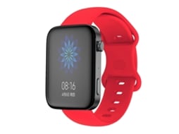 Pulseira De Silicone Com Fecho Borboleta De 18 Mm Para Xiaomi Mi Watch