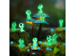 KOFIHETY Decoração De Jardim De Fadas Encantada, Luminosos Elfos Fantasmas Em Miniatura Para Micro Paisagem, Brilho Em Decoração Escura Ao Ar Livre No Pátio, U