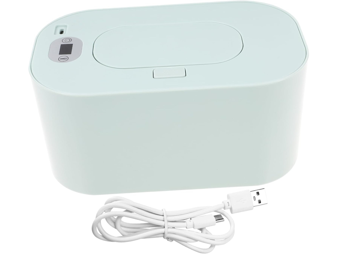 Aquecedor Portátil Usb para Lenços Umedecidos, Verde, com Função de Aquecimento, Material Durável, CHABERLU
