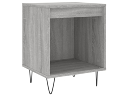 Bedside Cabinet, Bedside Cabinets Vidaxl Cinzeto Madeira Processada (n/a)