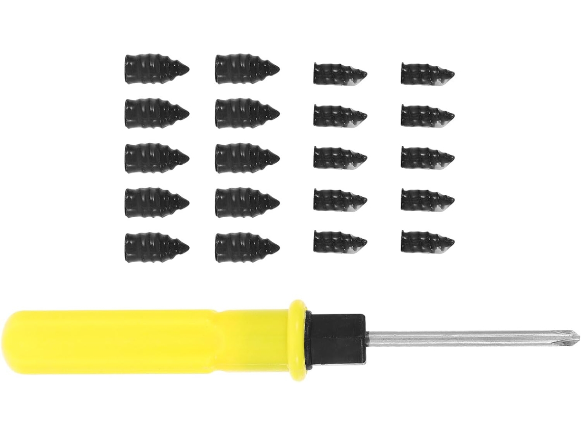 Kit De Reparo De Pneus Com Parafusos E Pregos De Plástico