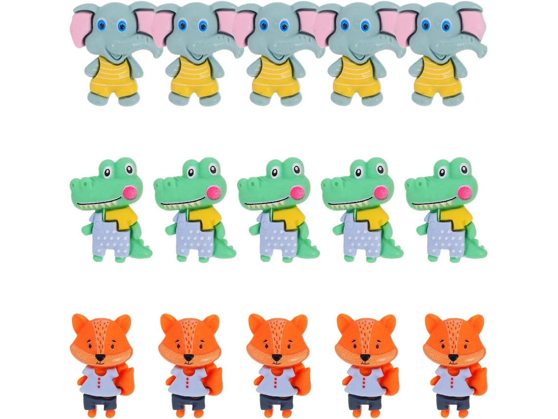 Tachinhas Decorativas Artibetter, Resistentes à Deformação, 15 Formatos, para Quadrados de Cortiça, Ideais para Decoração
