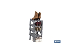 Pack De 4 Organizadores De Zapatos Color Gris 26 X 26 X 19 Cm Cofan