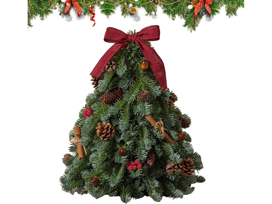 Árvore De Natal De Mesa De 40 Cm (15,7 Polegadas) Para Decoração De Mesa