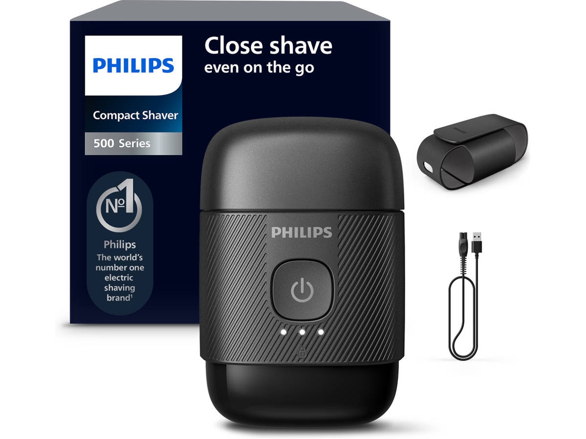 Máquina de Barbear PHILIPS (Autonomia: 40 min - Bateria)