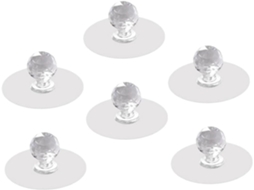 Angoily Conjunto De 6-puxadores Invisíveis Para Portas Armário, Sem Furos, Para Closet, Guarda Roupa E Portas De Vidro