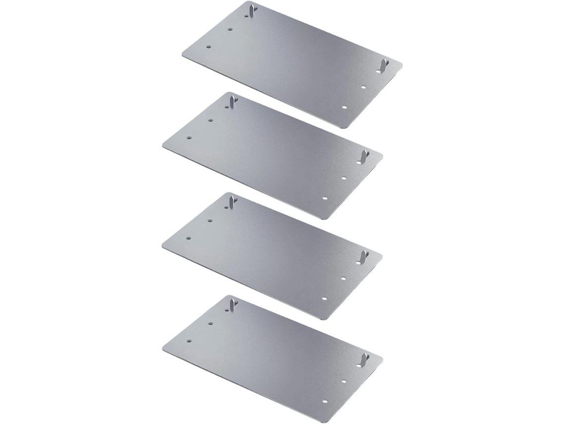 Conjunto De 4 Pregos Autoperfurantes De Aço, 12,7 X 20,3 Cm |