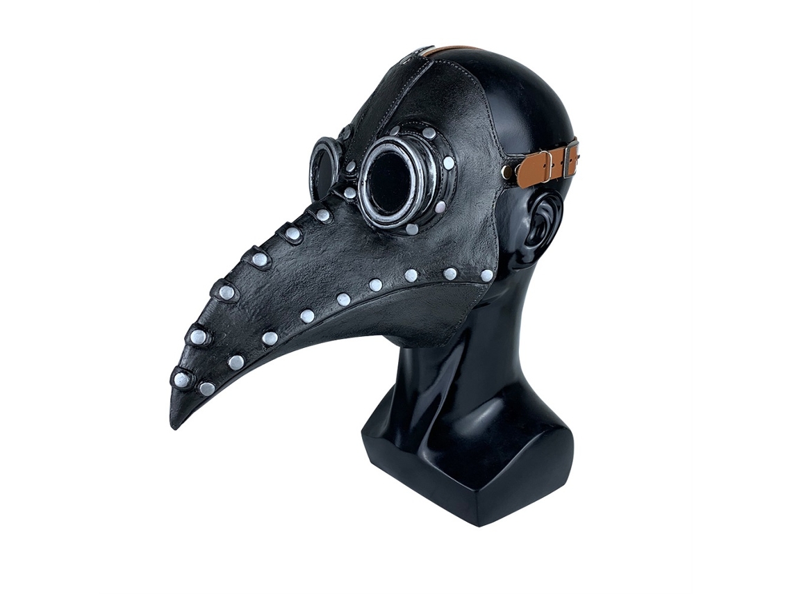 Máscara De Pássaro Bico Longo Halloween Steampunk