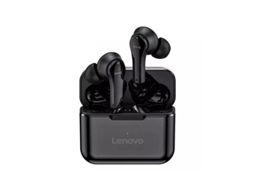 Auriculares Bluetooth True Wireless Originais Lenovo Qt82 V5.0 Touch Control Earbuds Estéreo À Prova D'Água Preto
