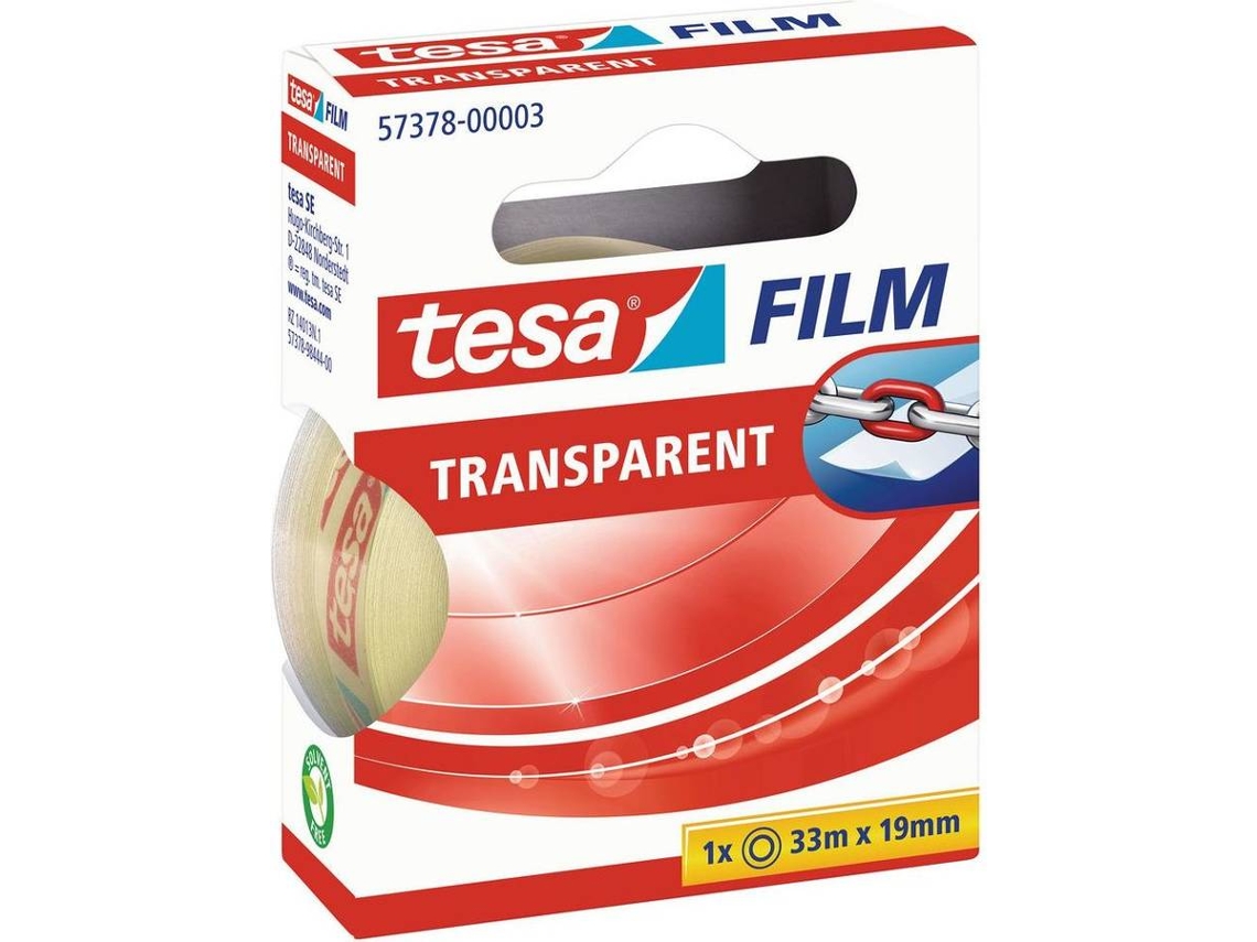 Fita Cola TESA® Transparente (19 mm x 33 m)
