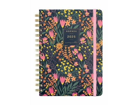 Agenda FINOCAM Moniquilla A5 15,5 x 21,2 cm 2025 Floral