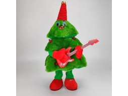 2026 brinquedo de Natal Elétrico de Pelúcia: Árvore Rotativa com Música e Dança, Presente para Crianças e Decoração