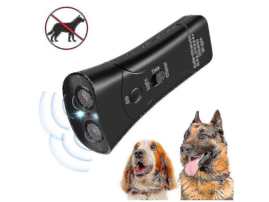 Ultrassônico Cão Repelente Portátil Cão Dispositivo De Treinamento Latindo Cão Com Lanterna Led